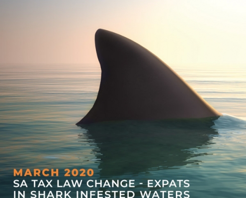March 2020 - SA Tax Law Change - Expats in Shark Infested Waters