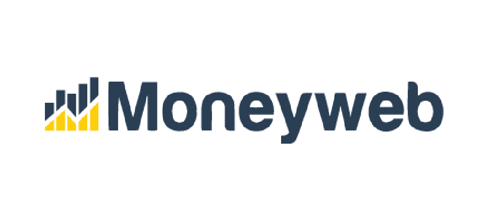 Moneyweb logo featuring a stylized bar chart graphic and the company name.